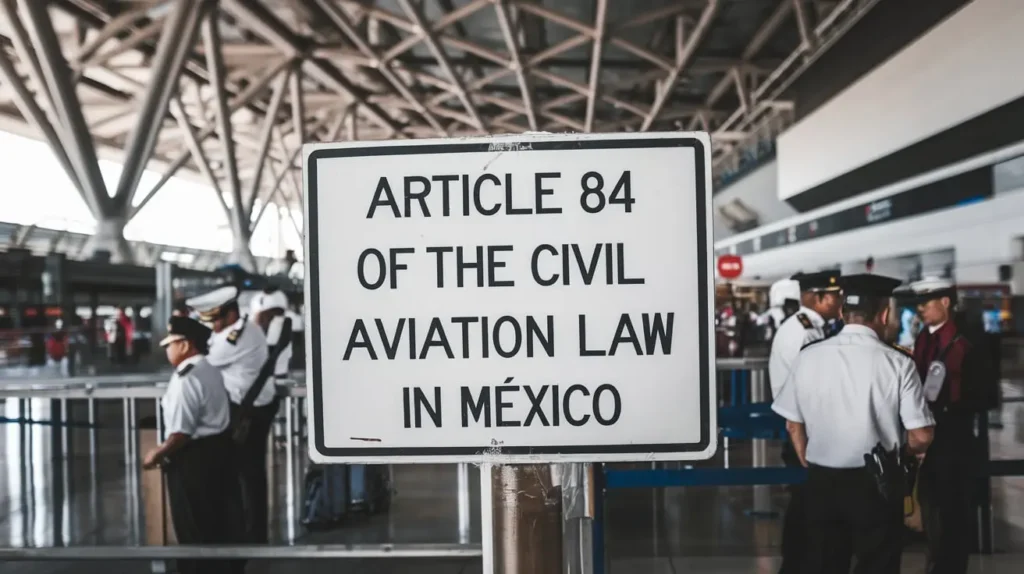 article 84 of the civil aviation law mexico