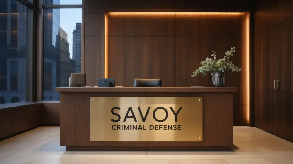 criminal defense law firm savoy